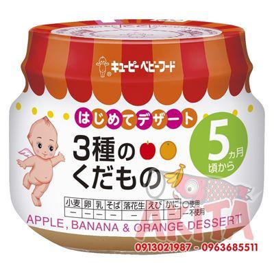 CHÁO KEWPIE 5th+ (vị Táo, Chuối & Cam)