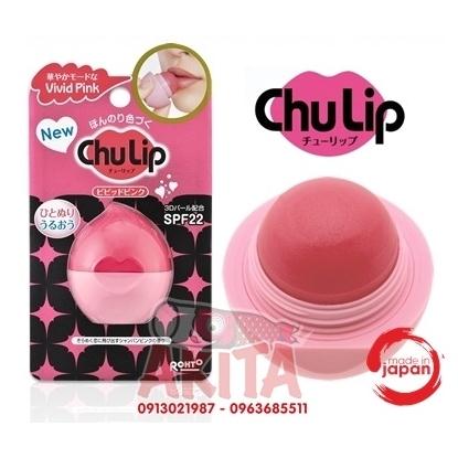 Son dưỡng Rohto CHULIP-Màu Vivid Pink