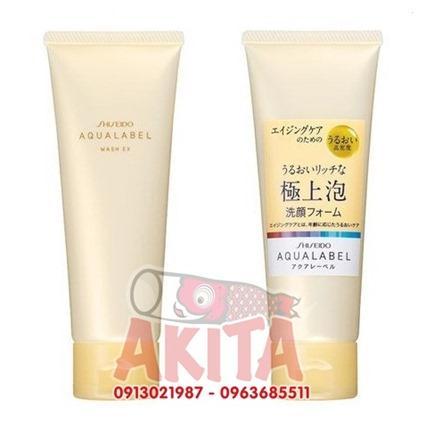 Sữa rửa mặt chống lão hóa Shiseido AquaLabel