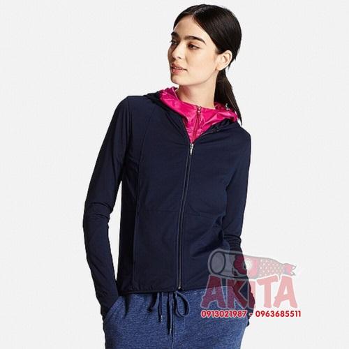 Áo chống nắng UPF40 dạng làm mát Airism Uniqlo (màu 69 navy)