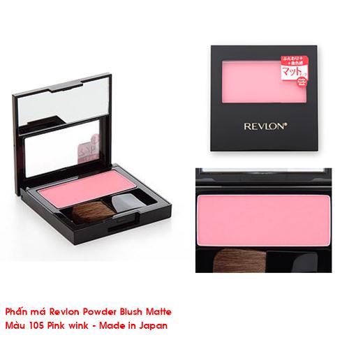 Phấn má Revlon Powder Blush Matte (màu 105 Pinky Wink)