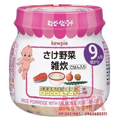 CHÁO KEWPIE 9th+ (vị Cá Hồi, Rong Biển & Rau Củ )