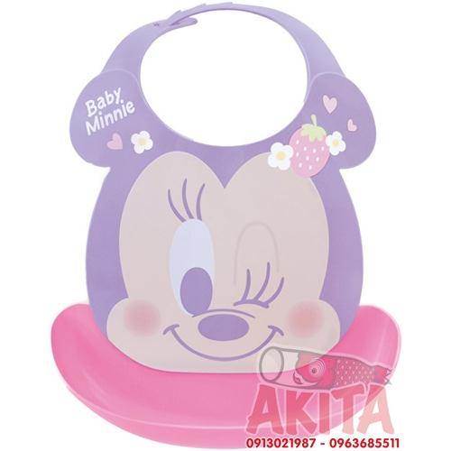 Yếm máng Disney nhựa và silicon (hình baby Minnie)