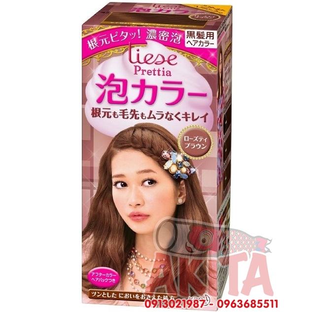 Thuốc nhuộm tóc Kao Liese - Rose Tea Brown