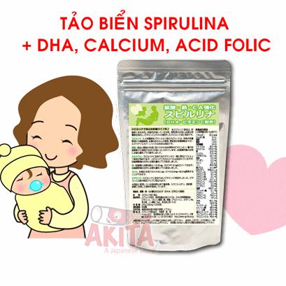 Tảo bà bầu (+DHA, Calcium, ACid Folic)