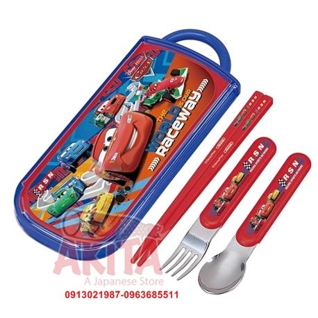 Bộ thìa dĩa, đũa cho bé - dòng Disney Cars