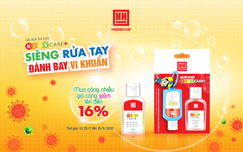 Siêng rửa tay đánh bay vi khuẩn - giảm giá lên đến 16%