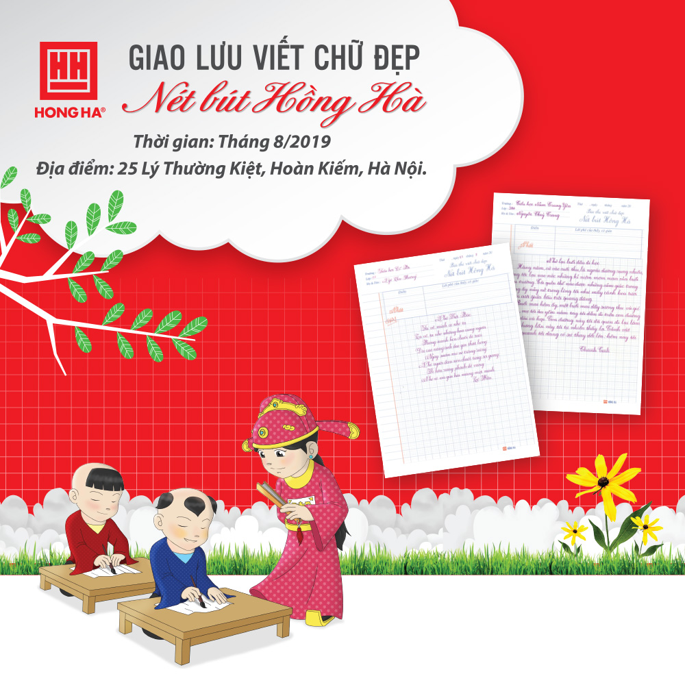 Sân chơi hè Nét bút Hồng Hà: Nắn nót nét chữ Việt