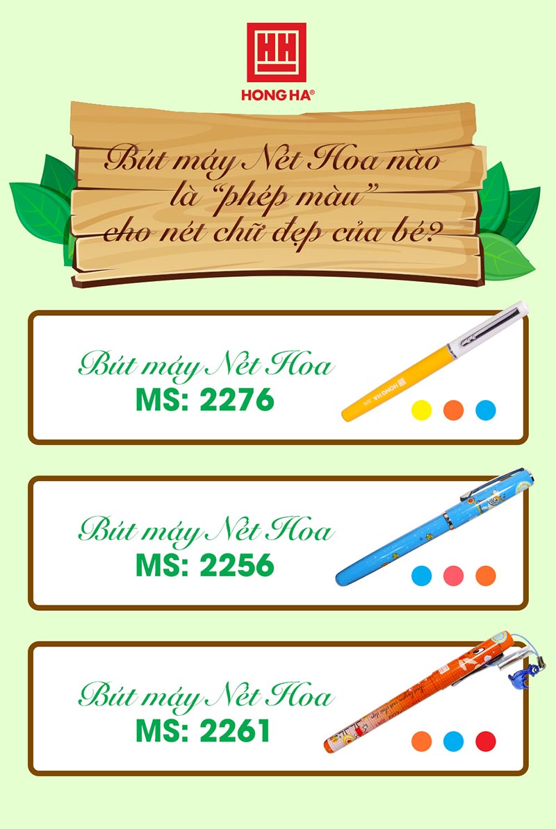 Bút máy Hồng Hà không ngừng được đổi mới, cải tiến nhằm đáp ứng tốt nhất nhu cầu người tiêu dùng
