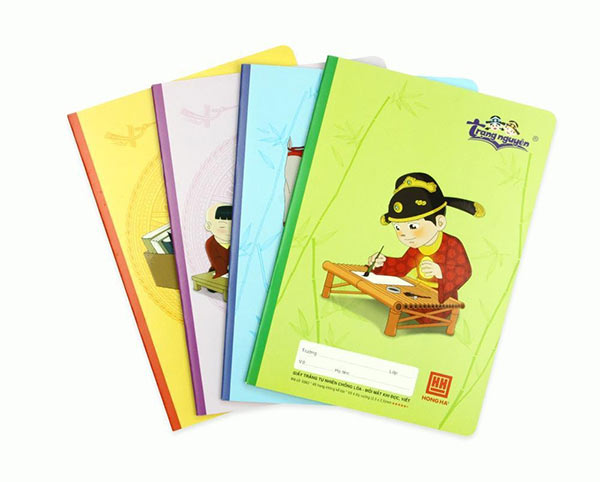 Bìa vở 4 ô ly 48 trang School Trạng nguyên lịch sử 0562