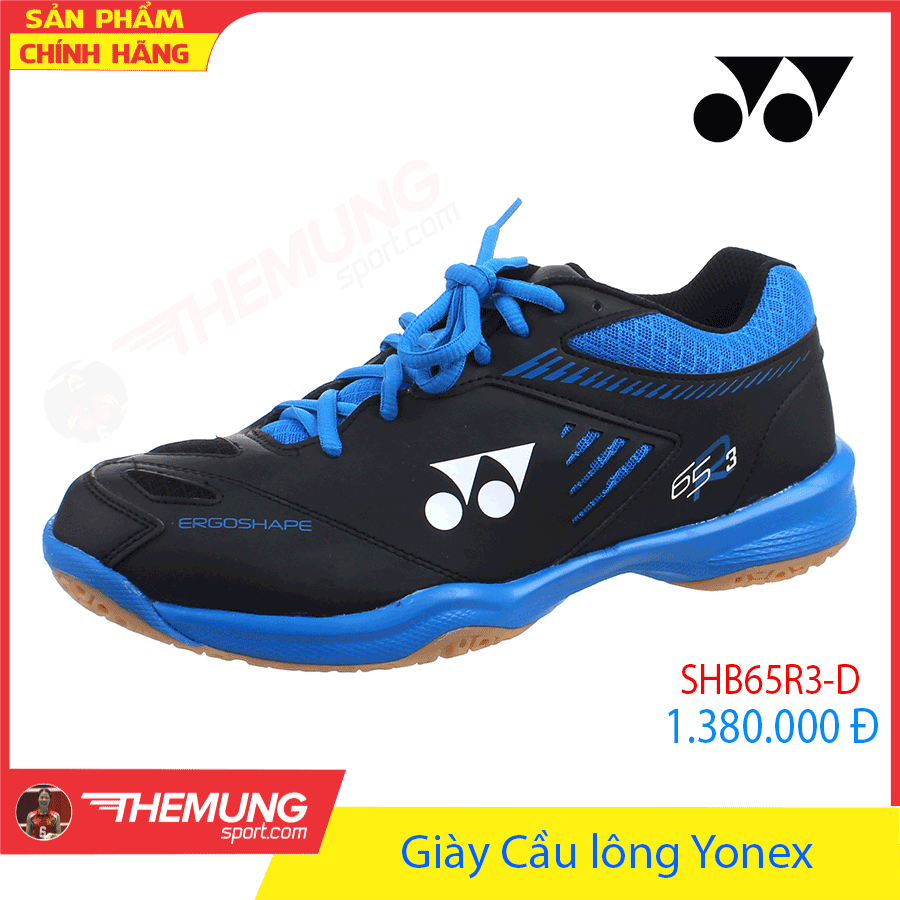 Giày Cầu lông Yonex SHB 65R3 Đen Thế Mừng Sport
