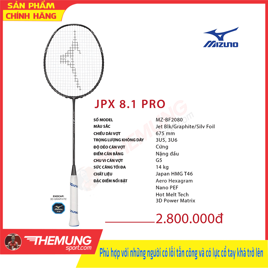 Jpx hot sale 8.1 pro