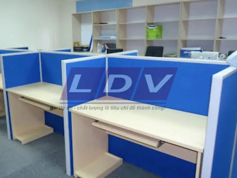 Kích thước vách ngăn văn phòng dày 60mm tại Vách Ngăn LDV