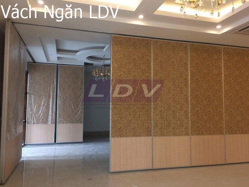  Vách ngăn di động vải nỉ LDV010