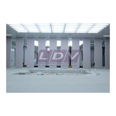 Vách ngăn di động gỗ công nghiệp Veneer LDV013