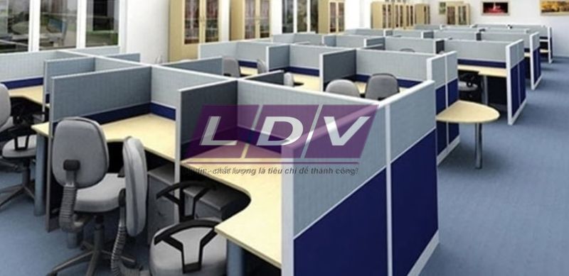 Bàn module văn phòng bọc nỉ