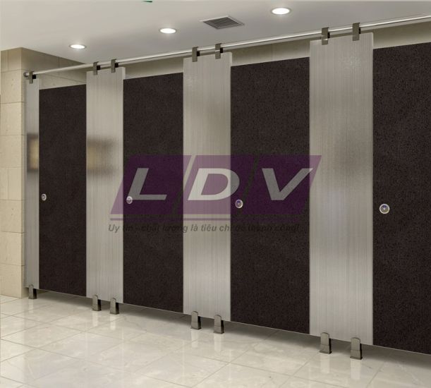 Kiểu vách ngăn vệ sinh Laminate chống thấm