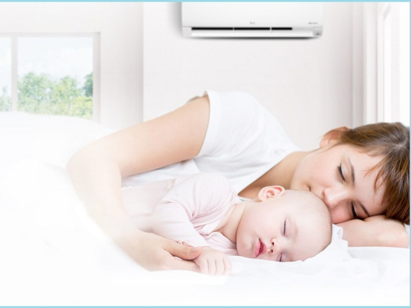 KIẾN THỨC CHA MẸ CẦN BIẾT KHI DÙNG ĐIỀU HOÀ CHO TRẺ NHỎ
