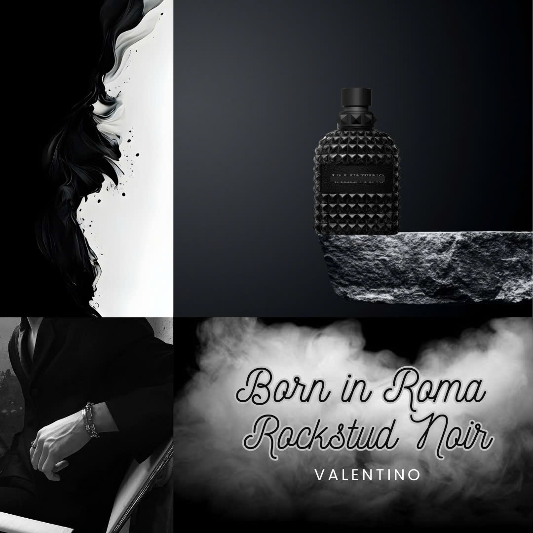 BORN IN ROMA Rockstud Noir - Gam màu đơn sắc bén nhọn.