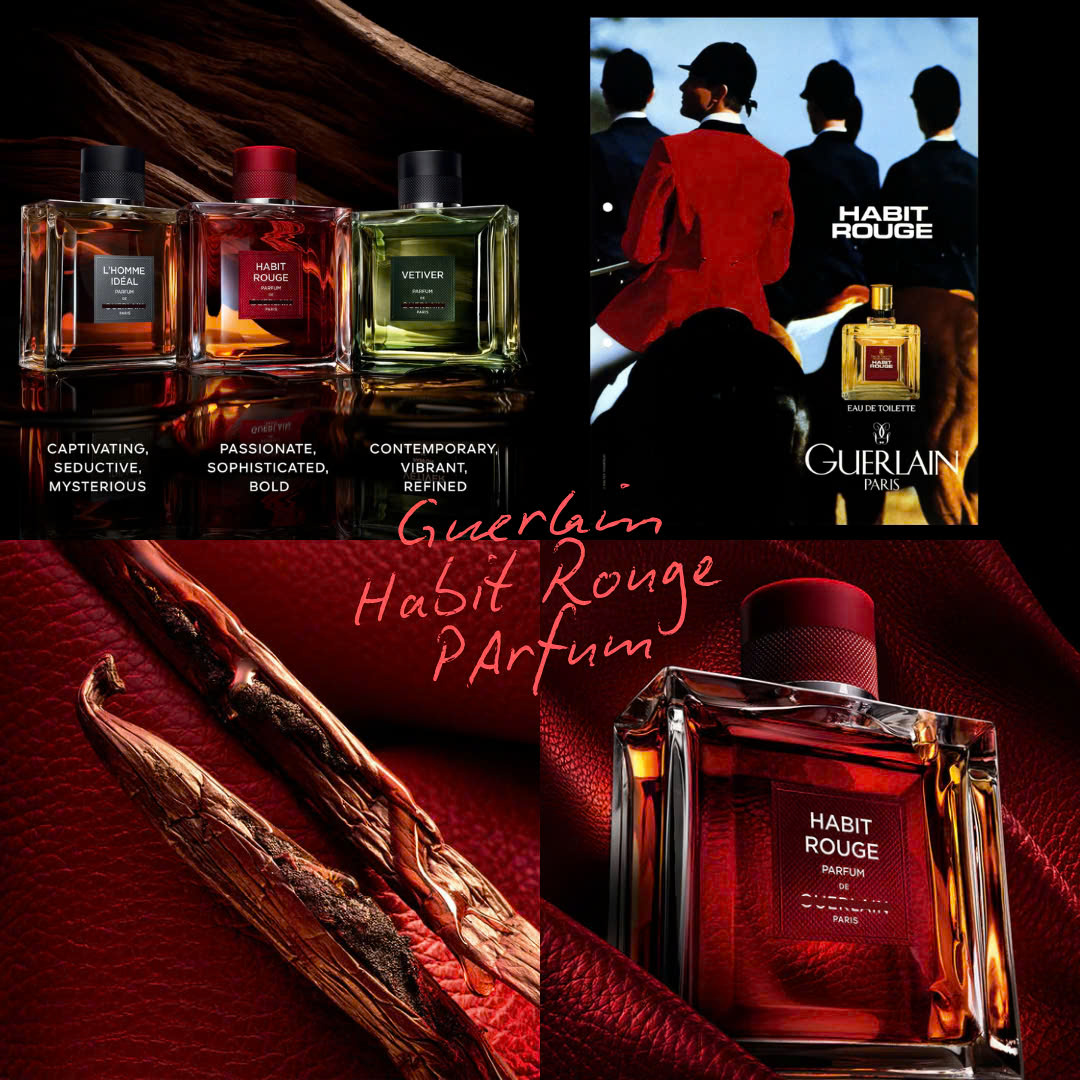 Guerlain Habit Rouge Parfum - biểu tượng sự thanh lịch của Pháp.