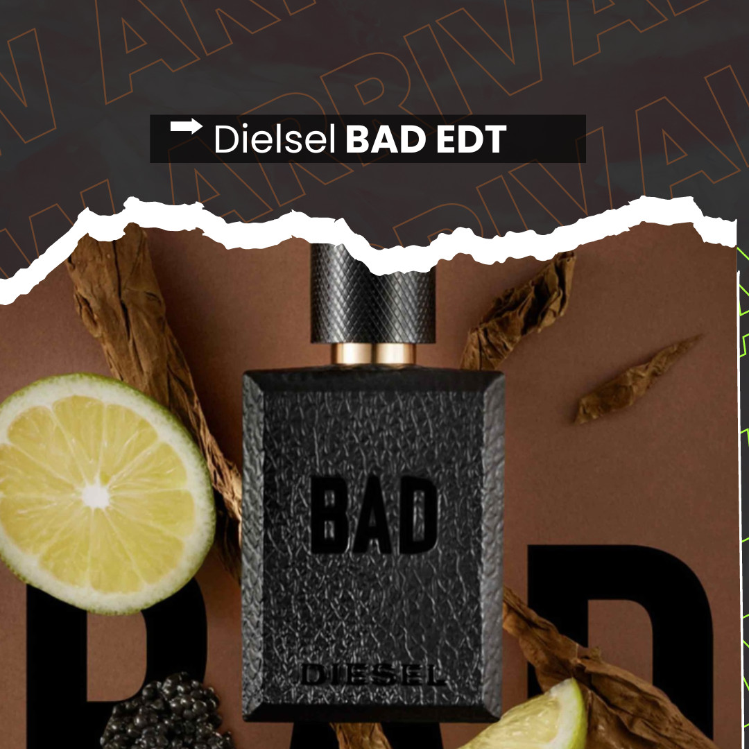Diesel Bad EDT - mang đến cảm giác bí ẩn đầy khiêu khích.