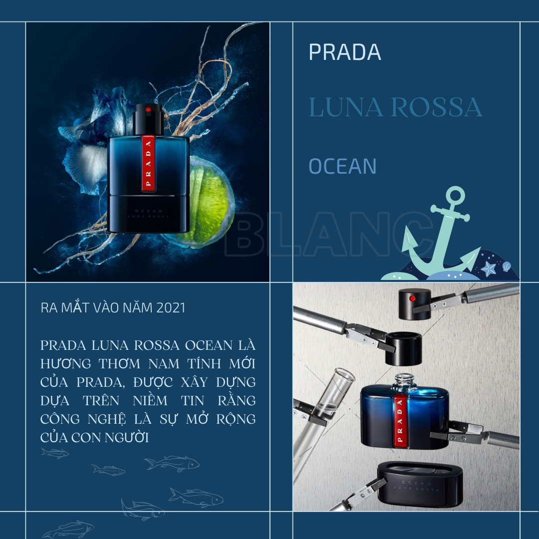 Prada Luna Rossa Ocean - Dòng nước xoáy.