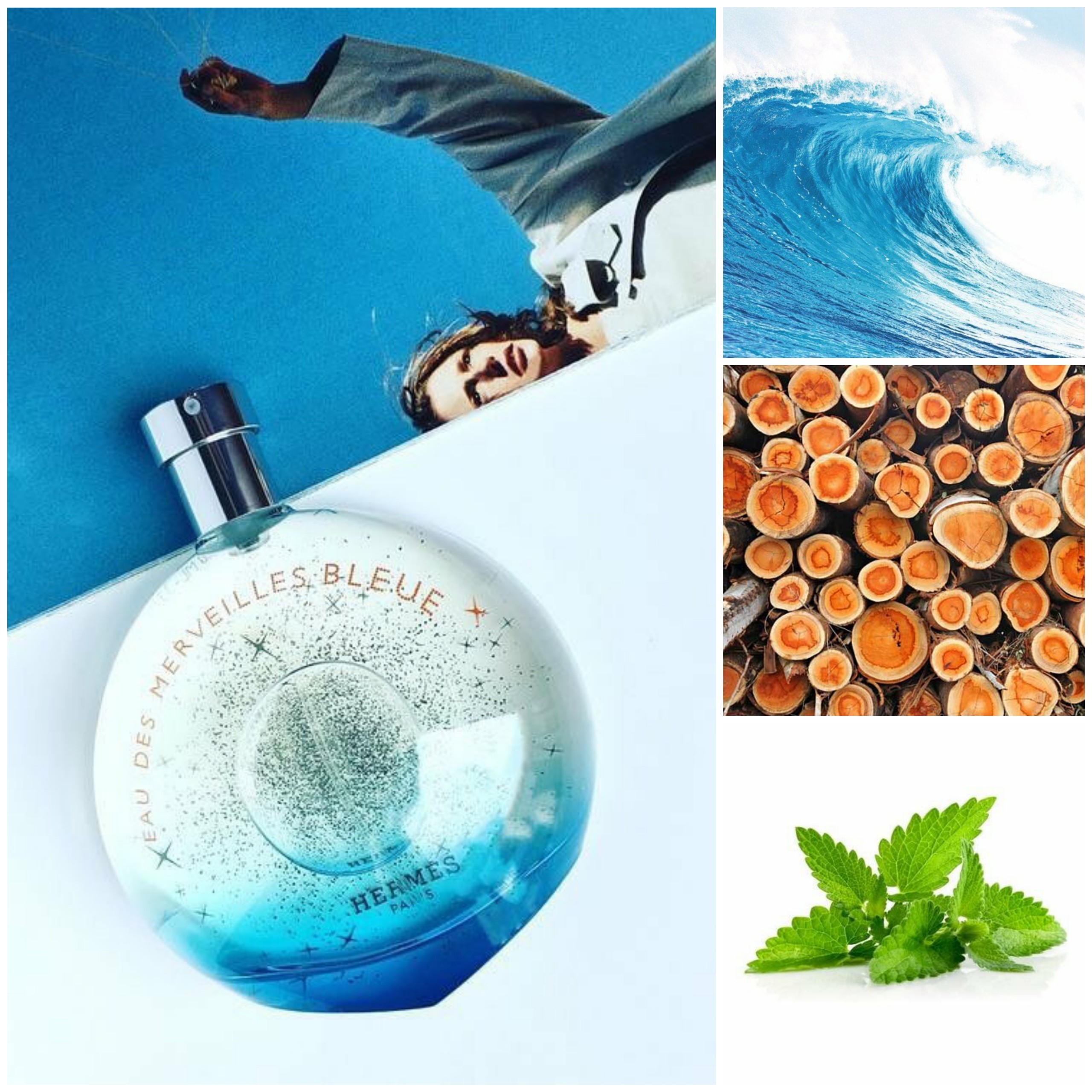 Hermes Eau Des Merveilles Bleue EDT BLANC