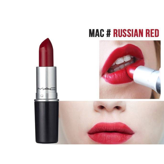 Bolt Necessities Sinewi Son MAC Russian Red Mini 1,8g Matte Lipstick BLANC