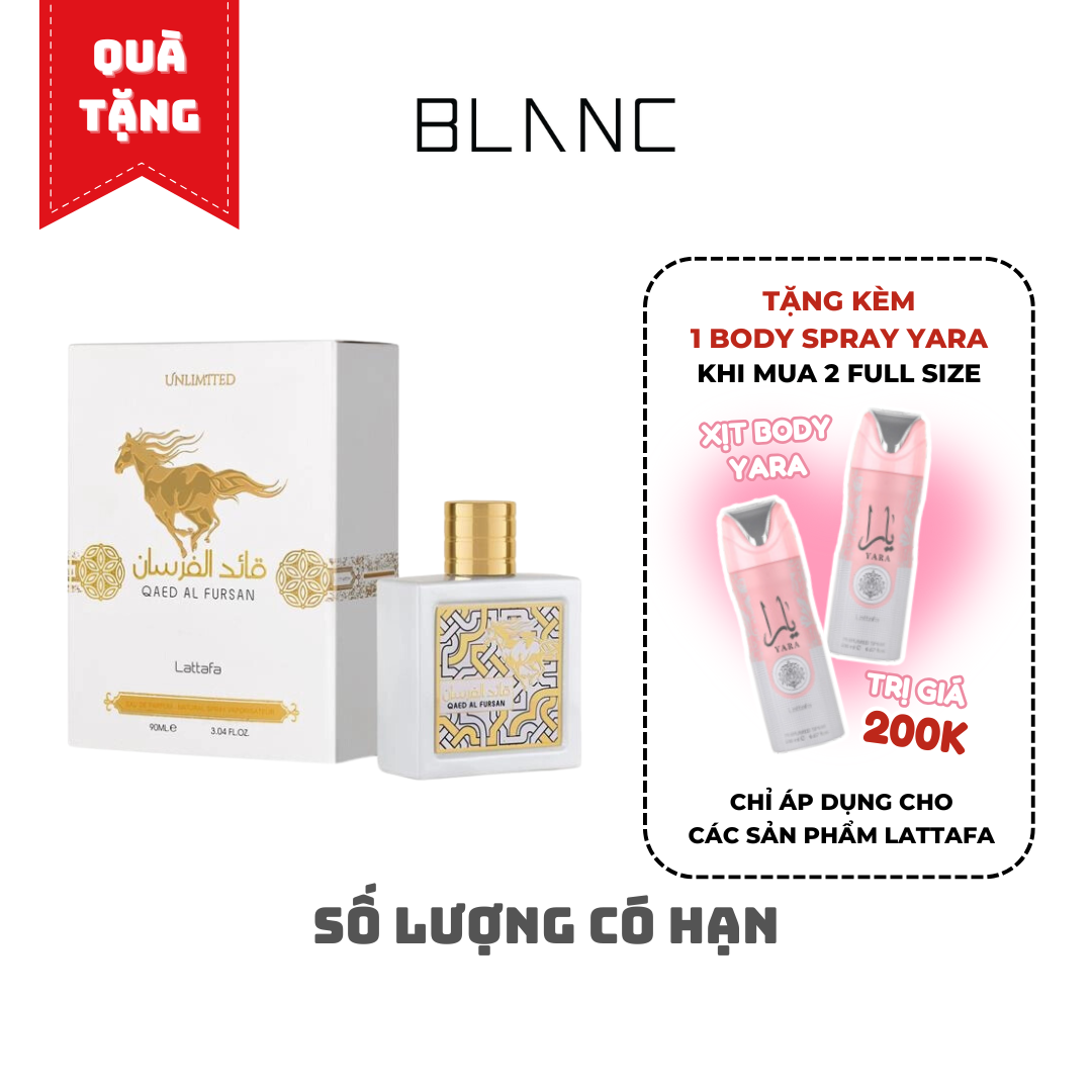 Lattafa Qaed Al Fursan Unlimited EDP - 90ml