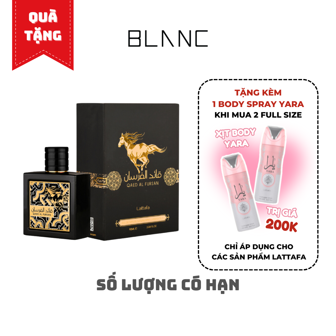 Lattafa Qaed Al Fursan EDP ( Ngựa Dứa) 90ml