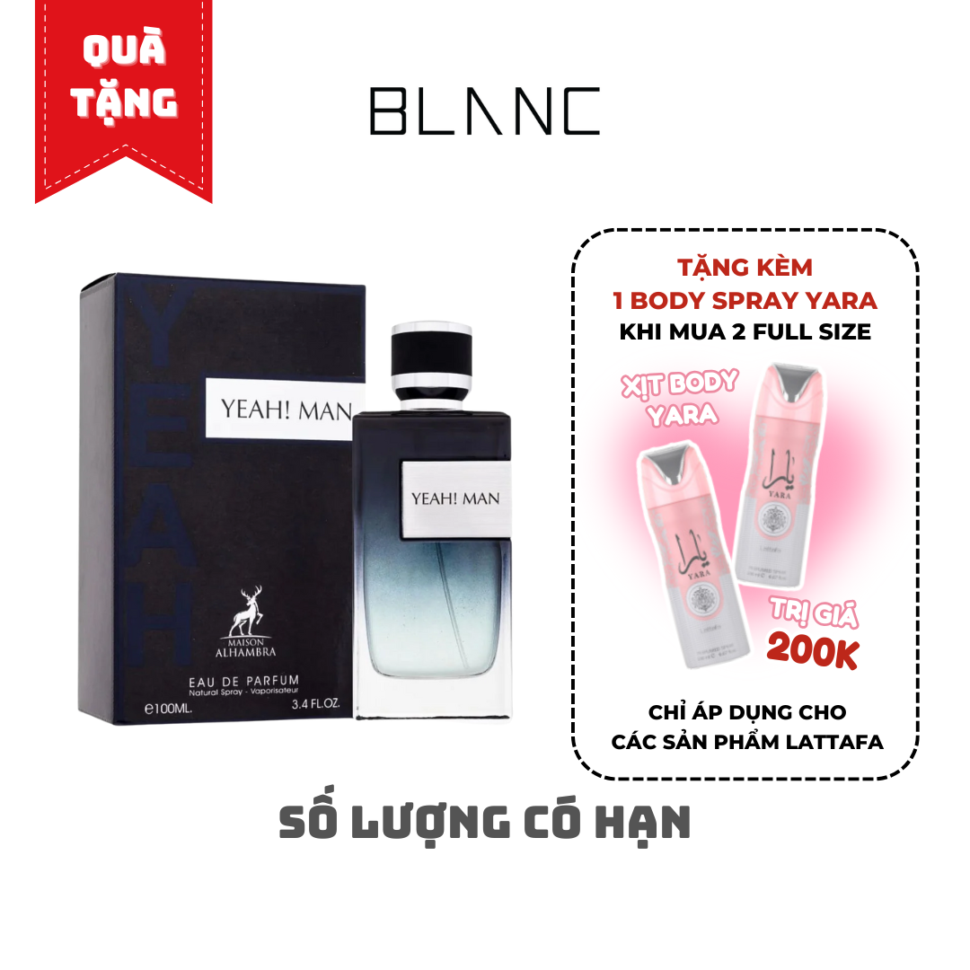 Maison Alhambra Yeah! Man EDP 100ml