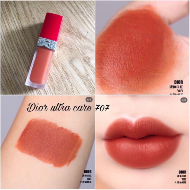 Review Son Dior 436 Ultra Rouge Ultra Trouble Màu Cam Cháy