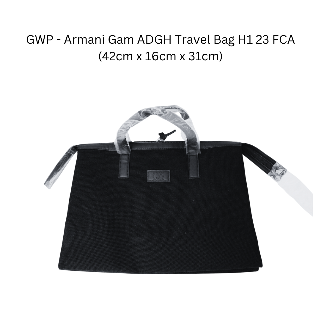 GWP - Armani Gam ADGH Travel Bag H1 23 FCA (42cm x 16cm x 31cm)