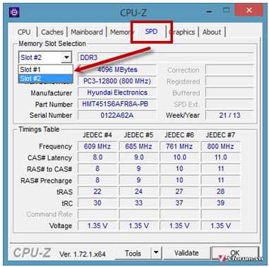 Các thông số ghi trên Ram laptop