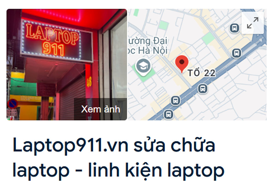 Tiệm sửa laptop gần đây