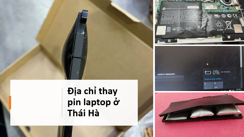 Địa chỉ thay pin laptop ở Thái Hà
