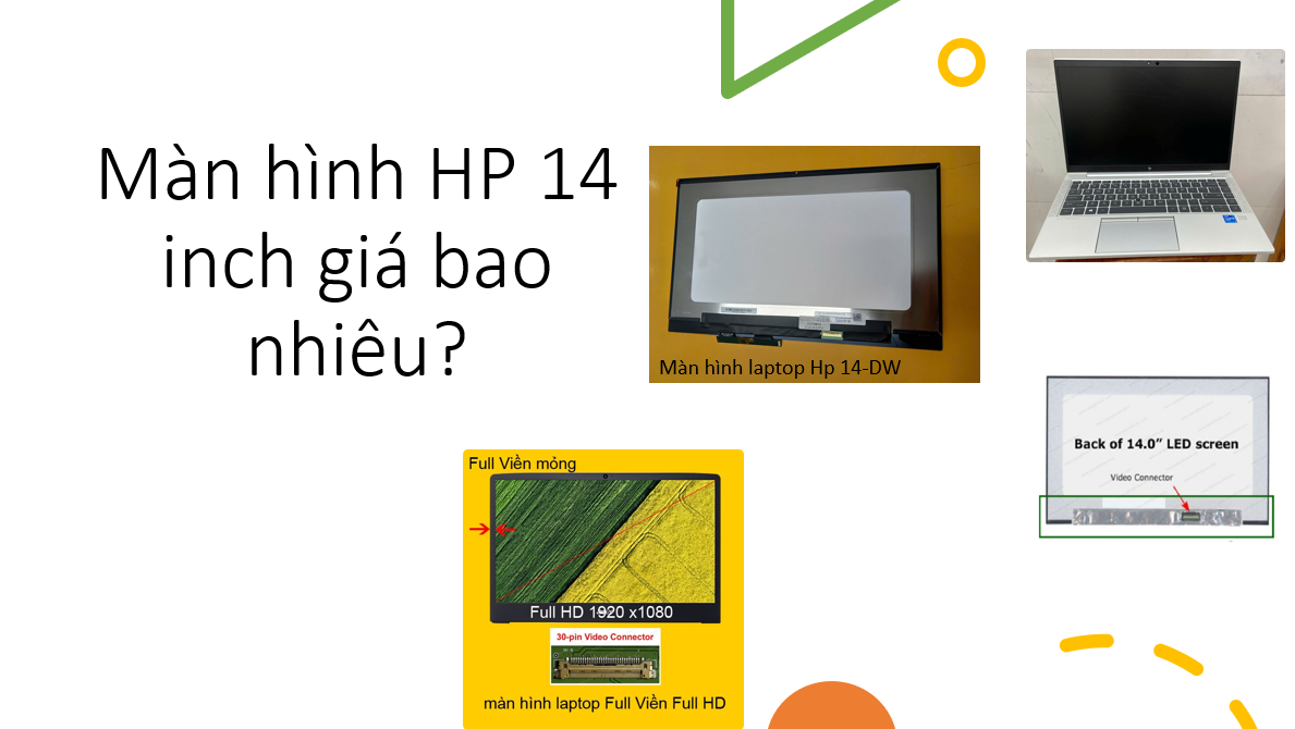 Màn hình HP 14 inch giá bao nhiêu?