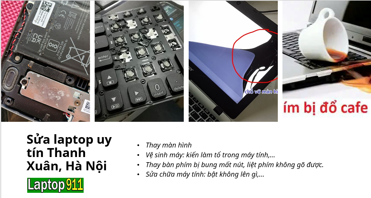 Sửa laptop uy tín Thanh Xuân, Hà Nội