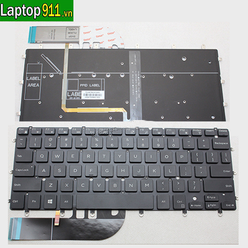 Bàn phím laptop Dell Xps 9360