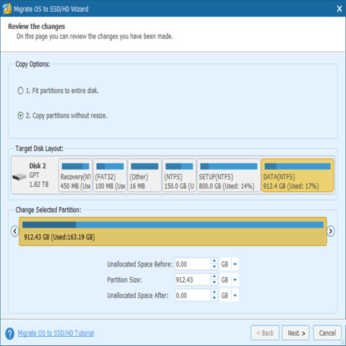 Chuyển hệ điều hành Windows sang ổ cứng mới SSD Với Partition Wizard