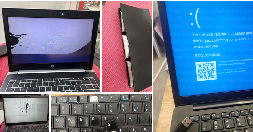 Những lỗi thường hay bị ở laptop