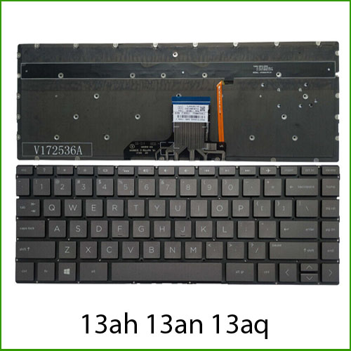 Bàn phím laptop Hp Envy x360 13-ar màu đen