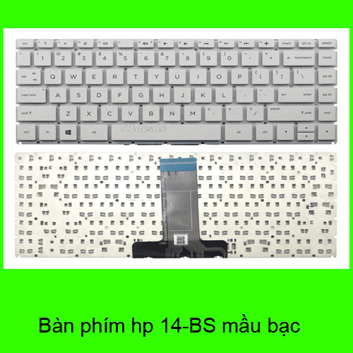 bàn phím hp 14-bs mầu bạc