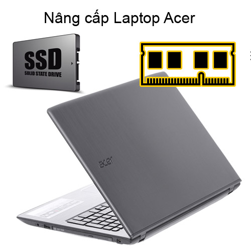 nâng cấp laptop acer