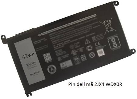 pin laptop dell 2JX4 WDX0R