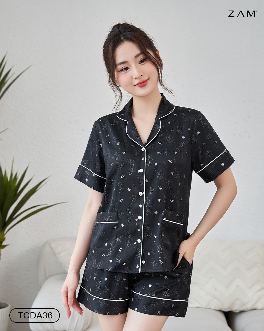 BỘ PIJAMA<br> NGẮN TAY - QUẦN ĐÙI