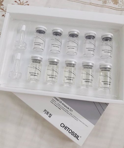 Chỉ tơ tằm sinh học chitossil