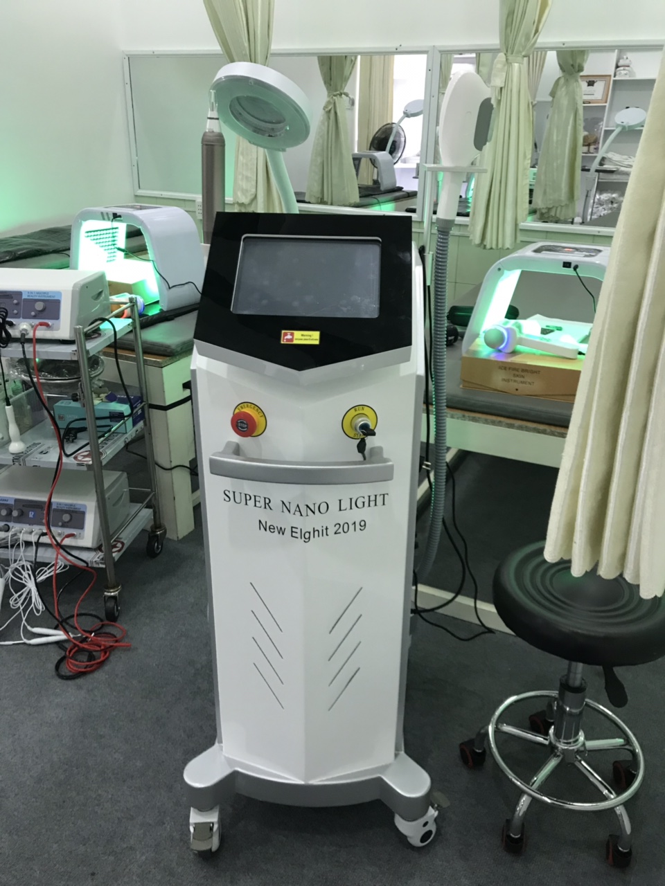 Máy 2in1 triệt lông laser