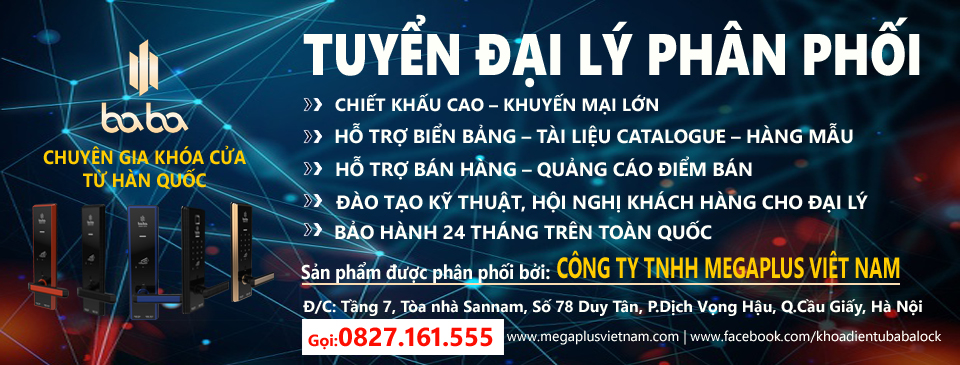 Giới thiệu về Khóa cửa điện tử Babalock - Khóa cửa điện tử số 1 tại Hàn Quốc đã có mặt tại Việt Nam