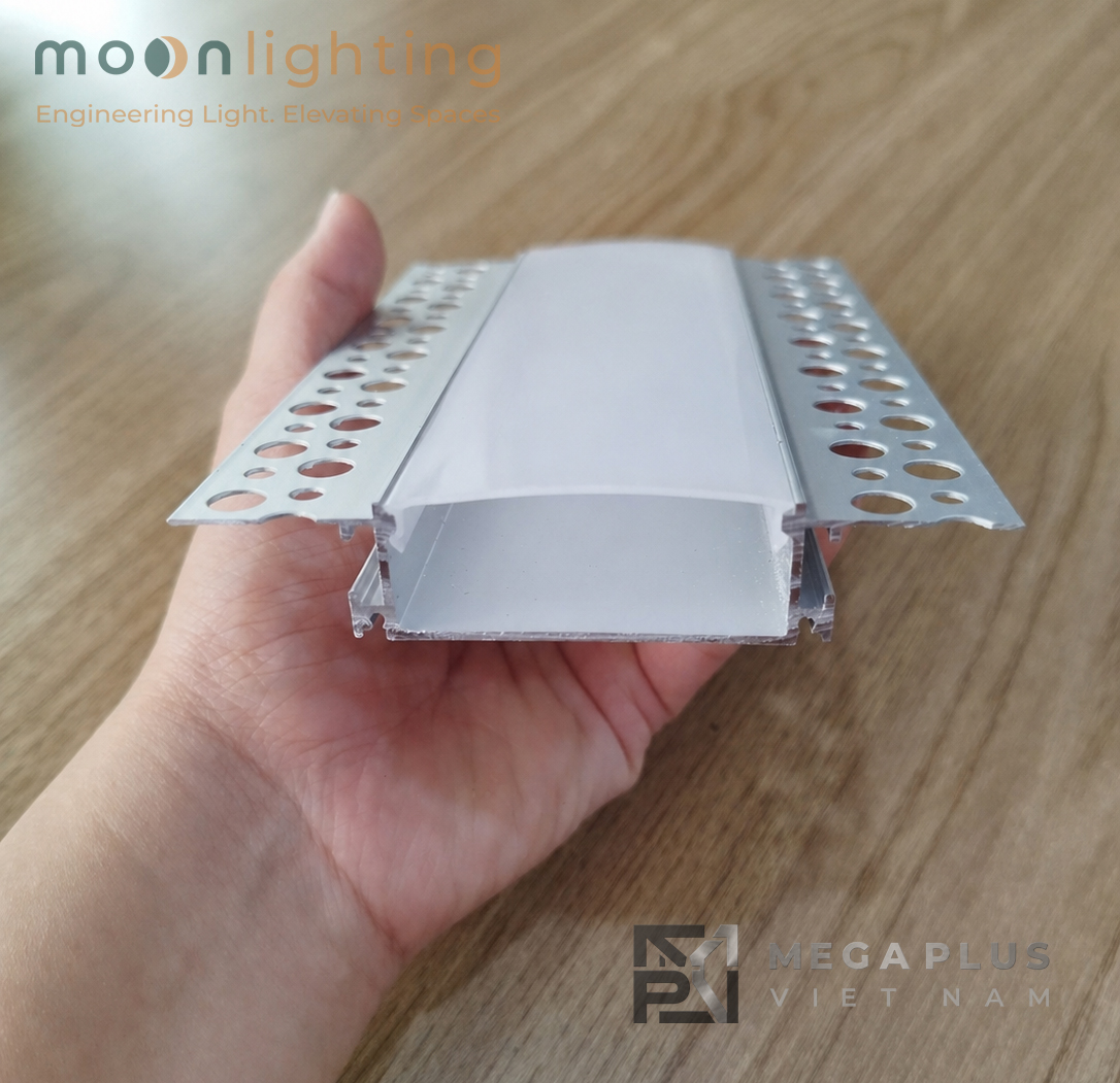 Ảnh cận cảnh bề mặt thực tế sản phẩm thanh nhôm MGA-381